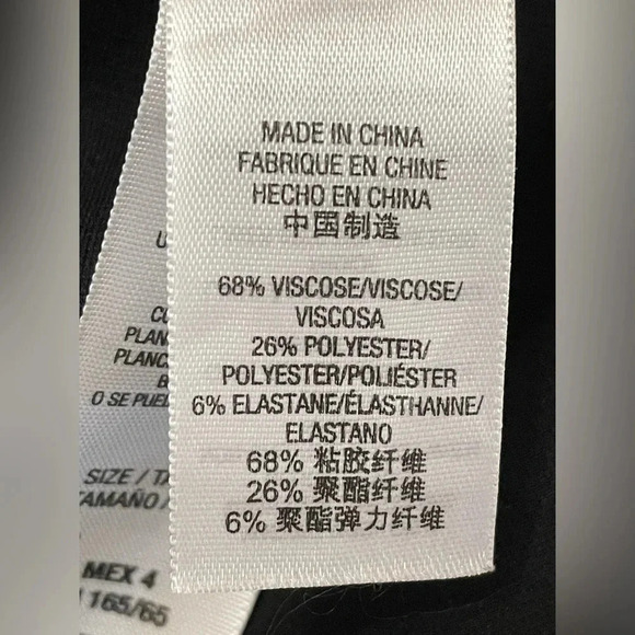 Juicy Couture "Ponte" Black Pants size 4 - Picture 4 of 4